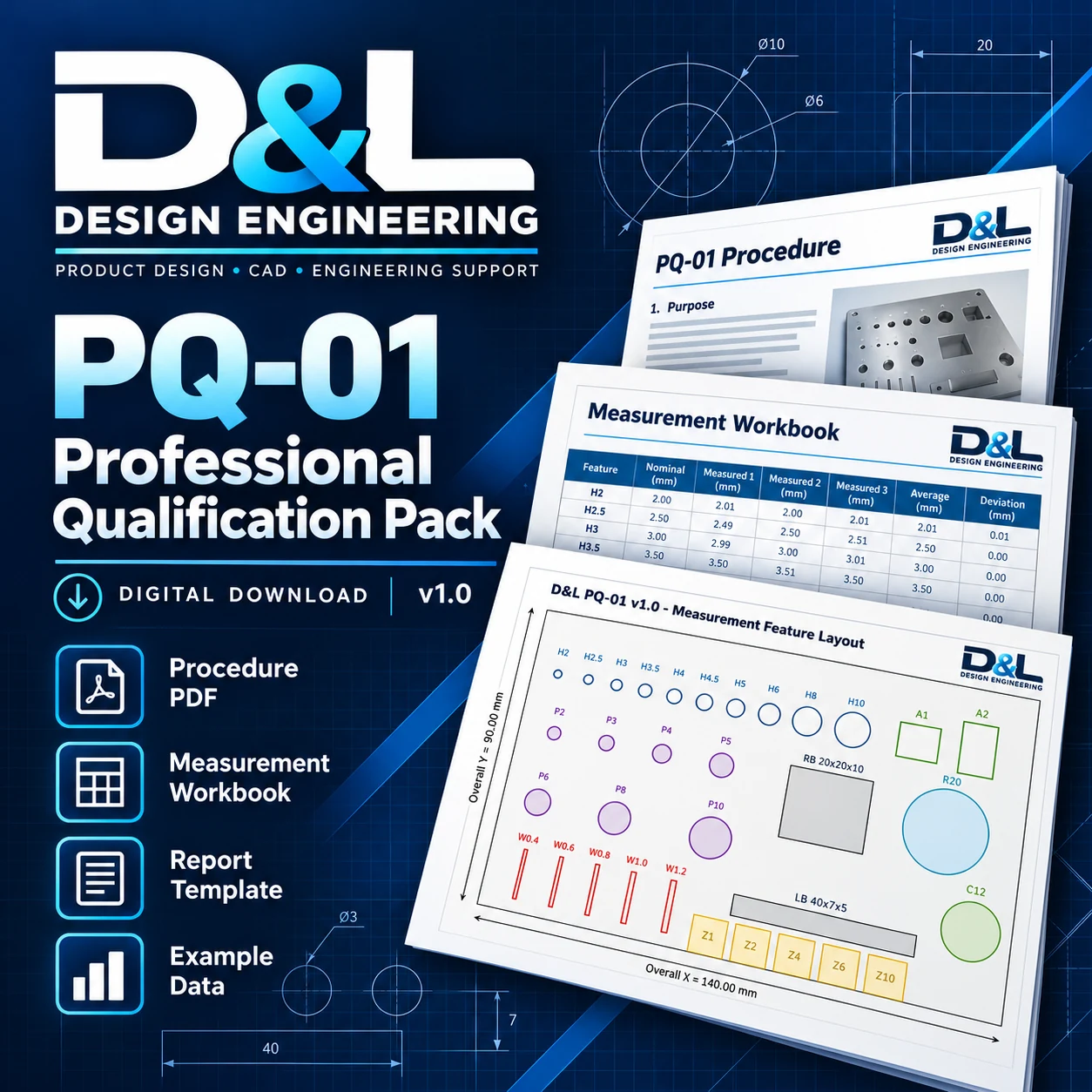 D&L PQ-01 Professional Qualification Pack digital engineering toolkit